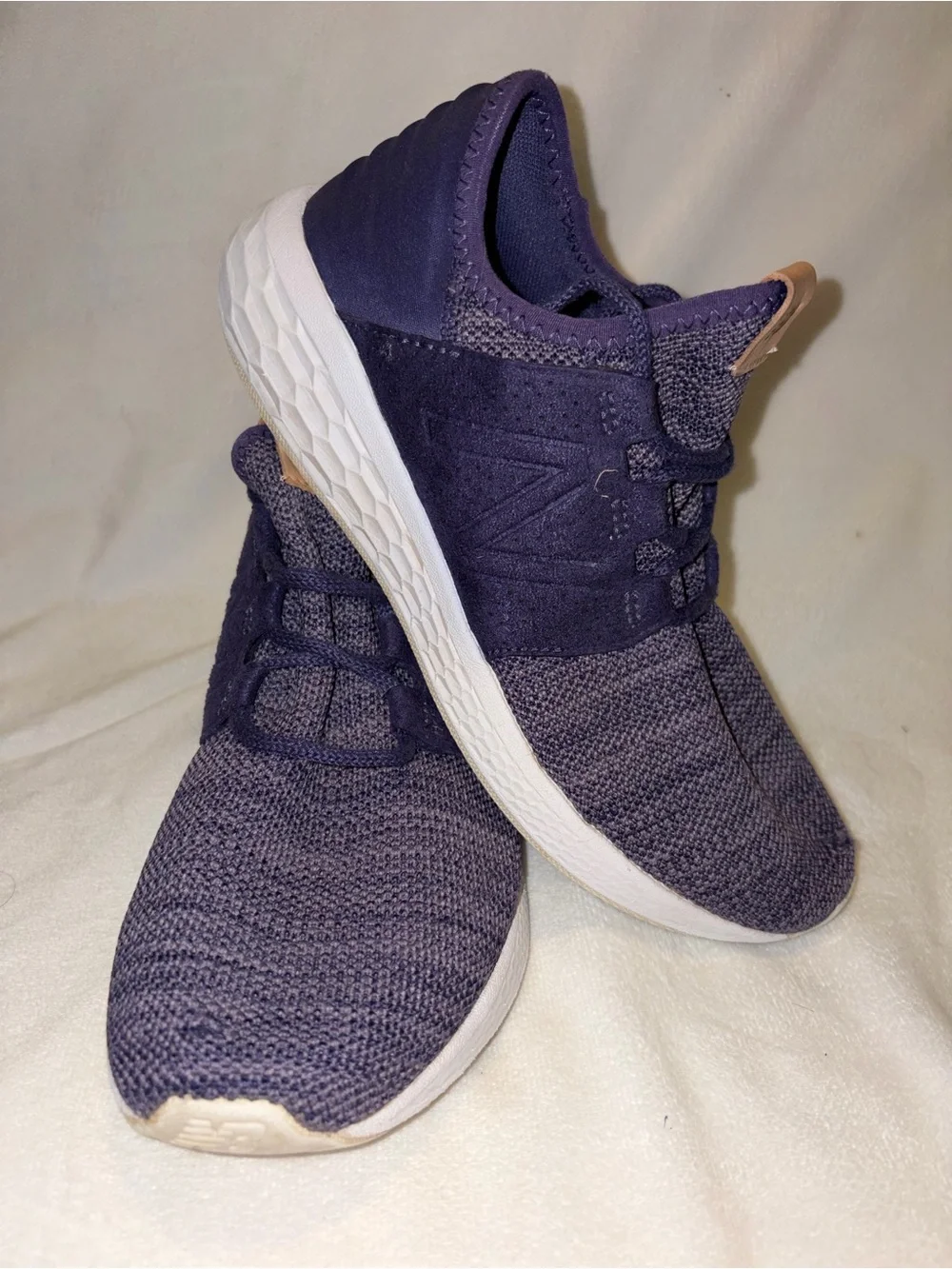 New Balance Purple Knit Athletic Sneakers women size 8.5